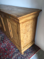 Credenza Carlo X olmo e radica di olmo . 218 cm