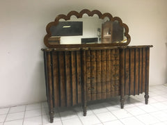 Credenza in radica periodo dèco . Milano 1919 / 1930
