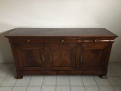 Credenza in noce Carlo X filettata in acero