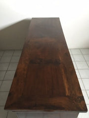 Credenza in noce Carlo X filettata in acero