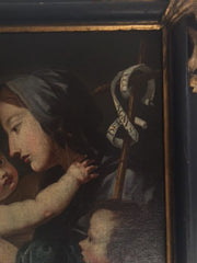 La vergine con bambino e San Giovannino
