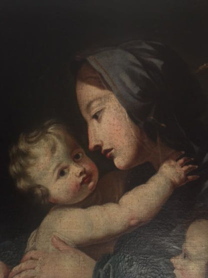 La vergine con bambino e San Giovannino