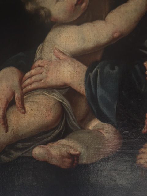 La vergine con bambino e San Giovannino