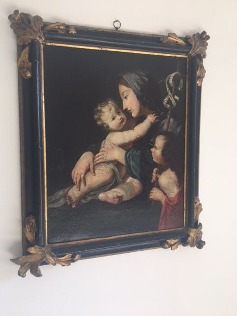 La vergine con bambino e San Giovannino
