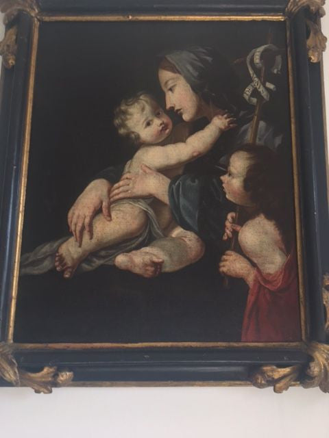 La vergine con bambino e San Giovannino