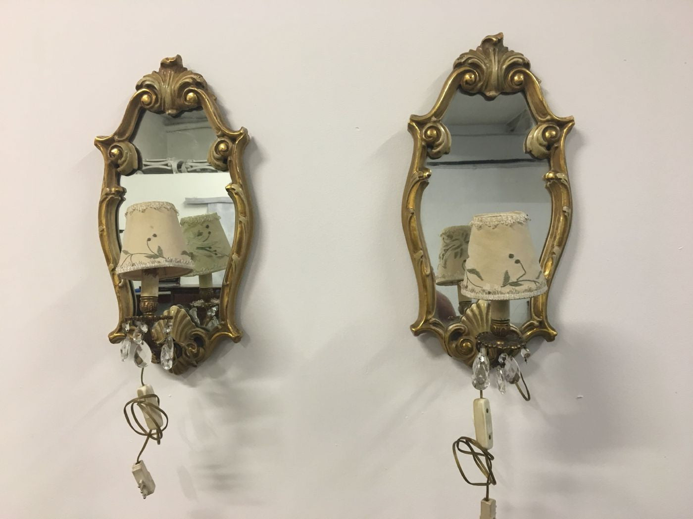 Coppia di appliques