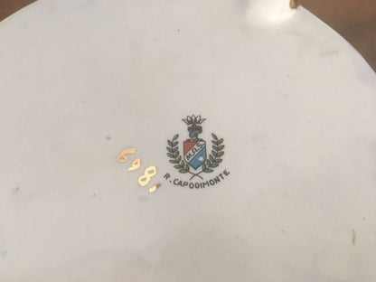 Capodimonte ceramic casket
