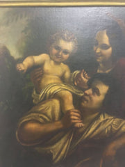 La vergine con il bimbo e San Cristoforo
