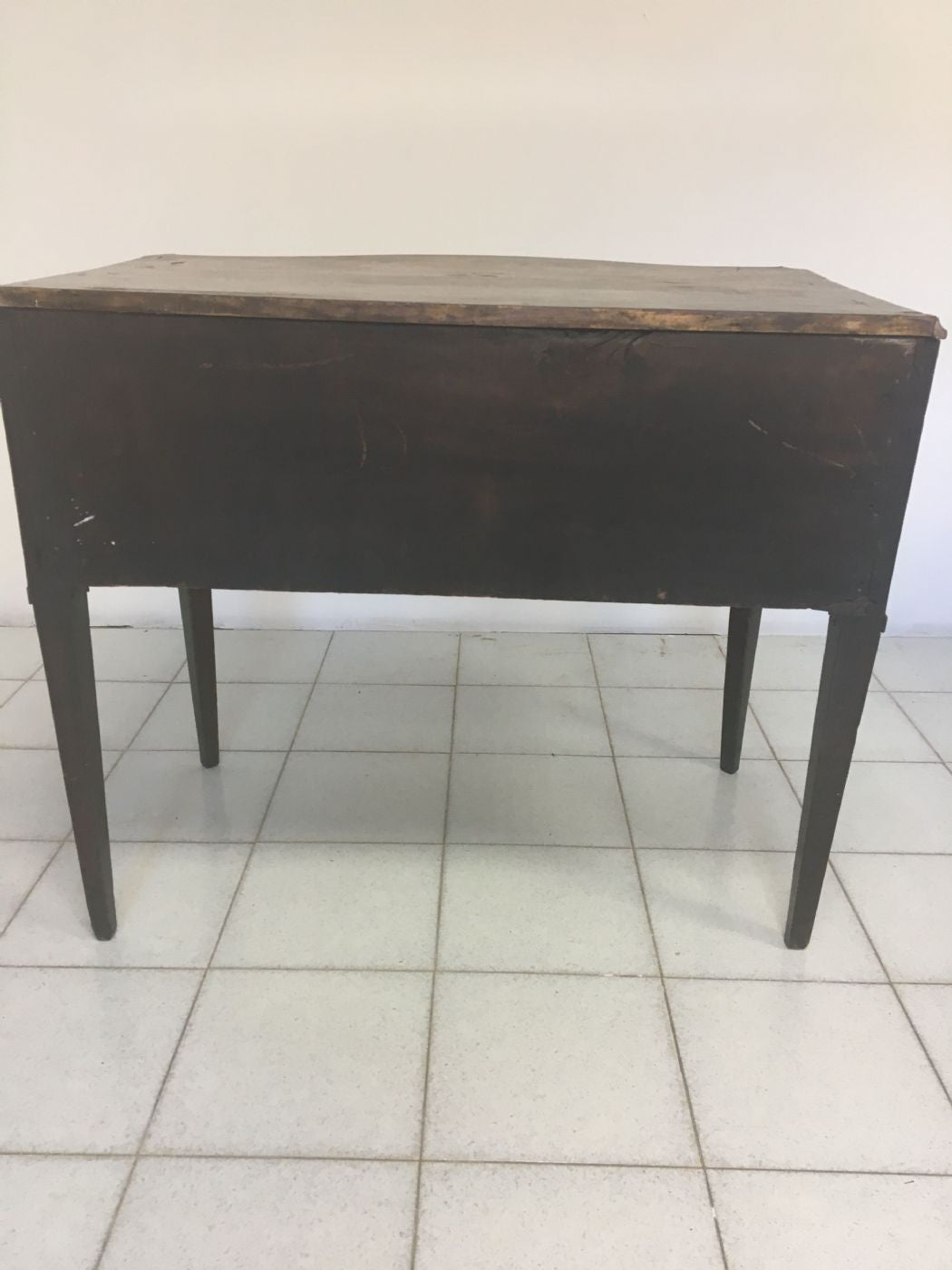 Dutch inlaid directoire chest of drawers