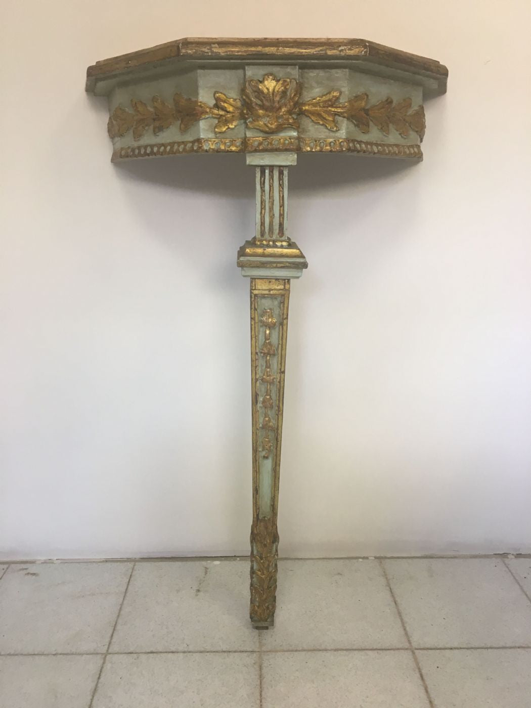 Consolles laccata e dorata