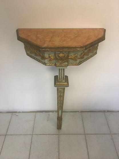 Consolles laccata e dorata