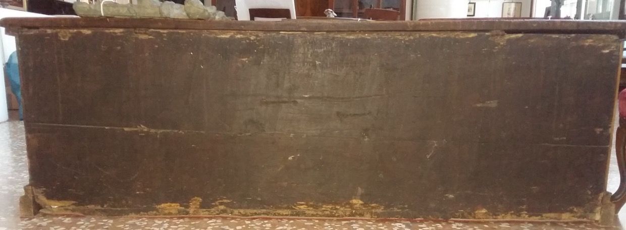 Cassapanca noce . Emilia XVII secolo