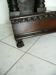 Inginocchiatoio Lombardo in noce epoca Luigi XIV