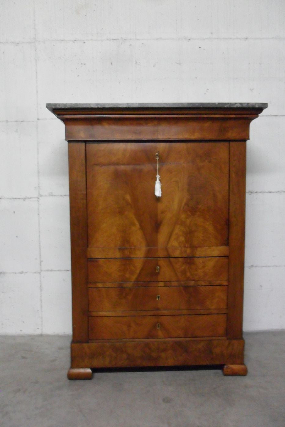 Charles X secretaires in walnut.