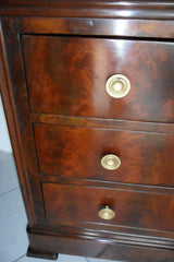 Cassettone Carlo X (piuma di mogano)