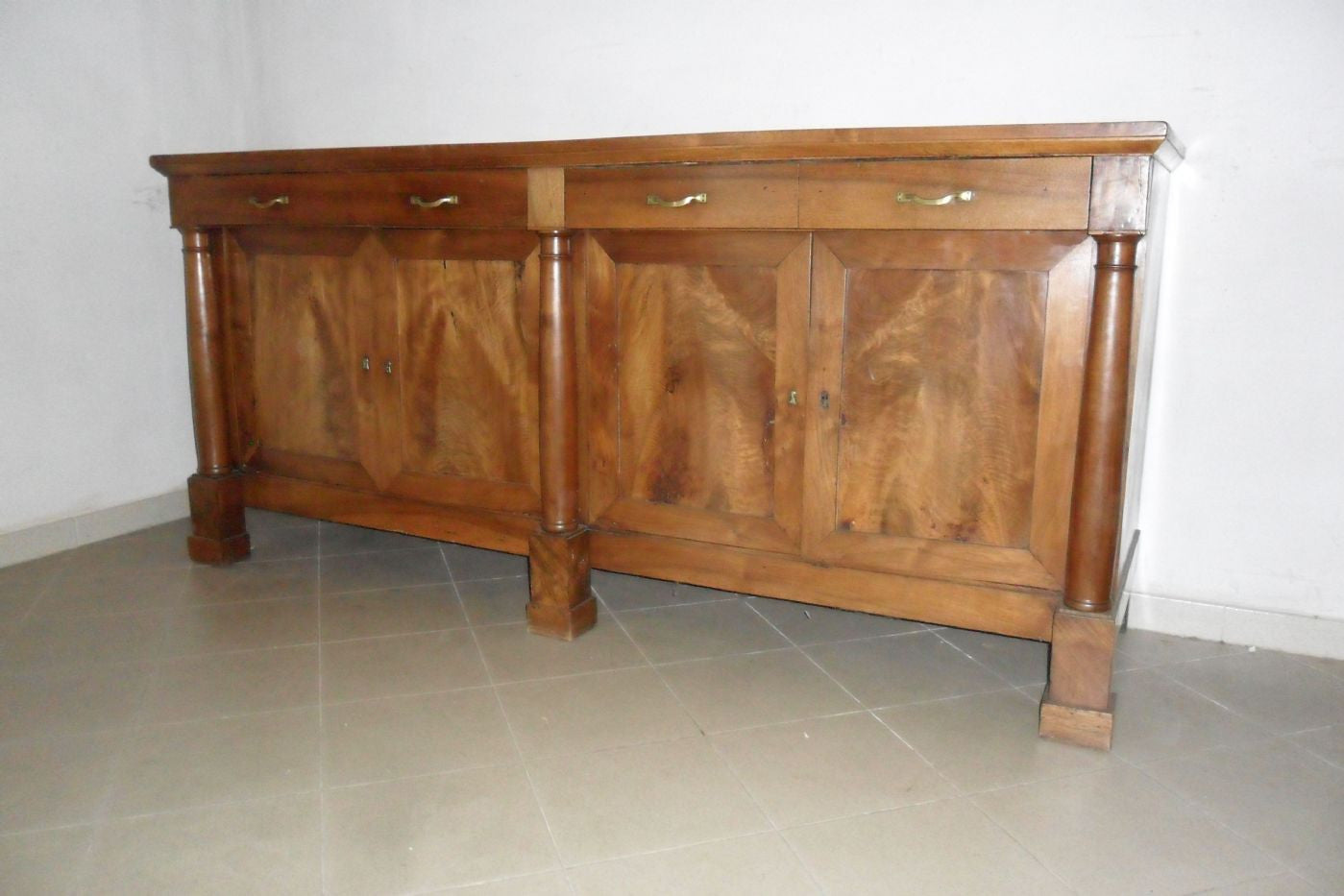 Credenza impero di noce