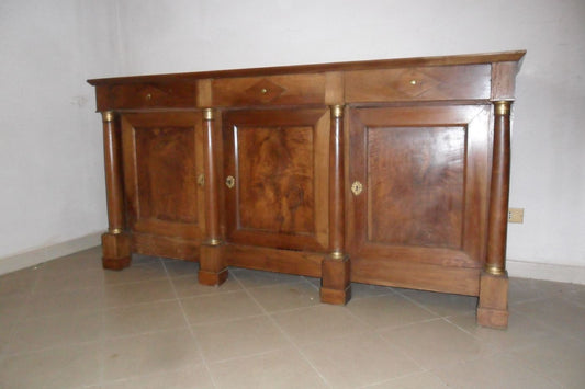 Credenza impero di noce  (3 porte)