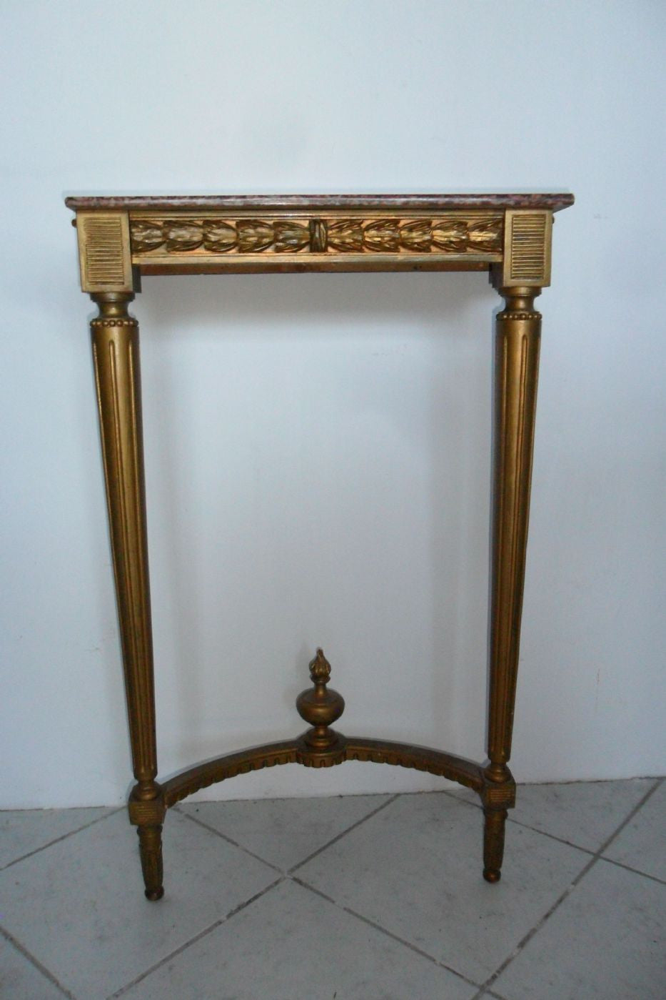Consolles intagliata e dorata