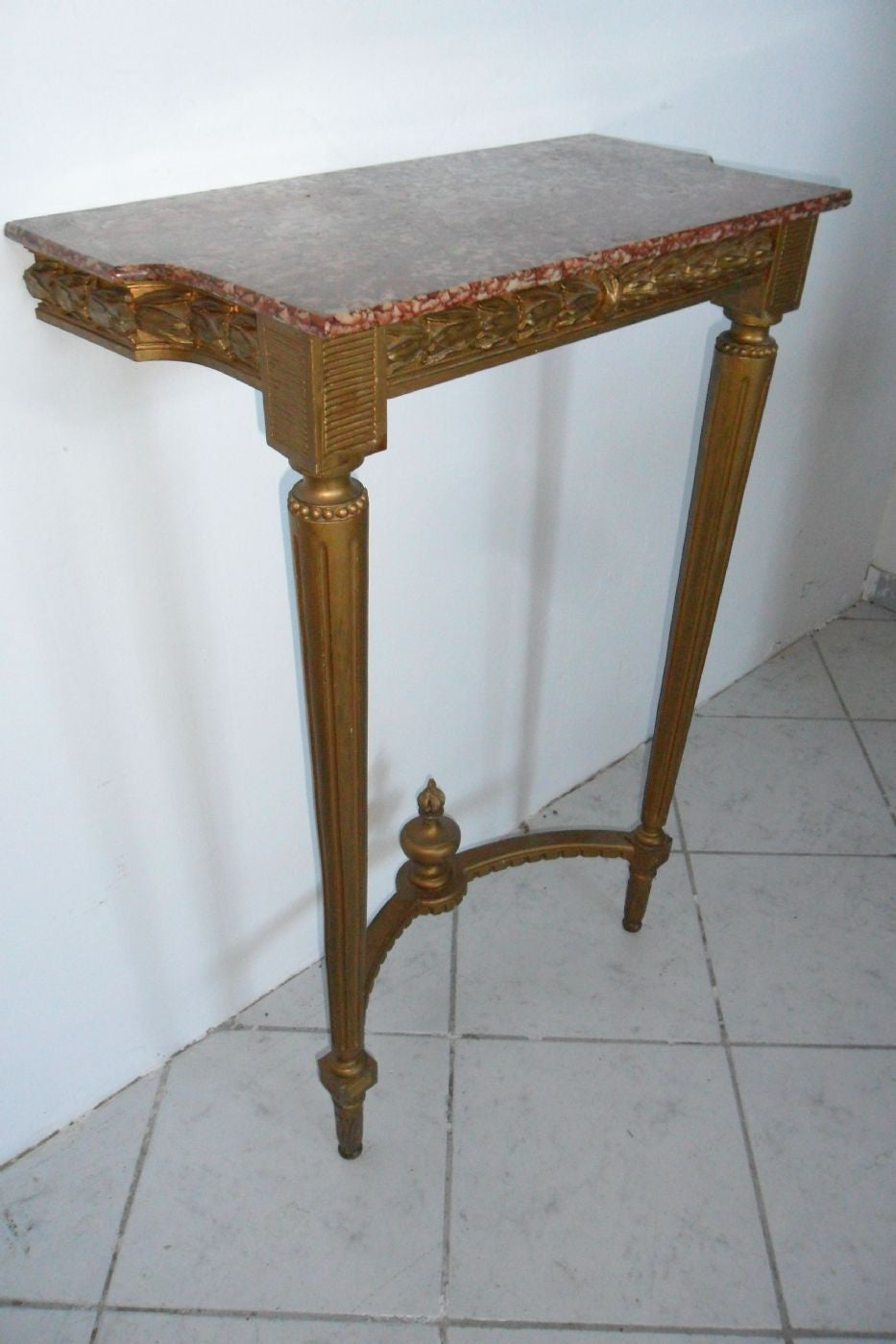 Consolles intagliata e dorata