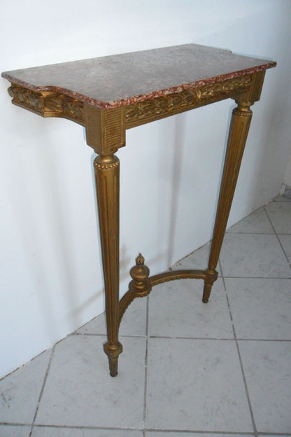 Consolles intagliata e dorata