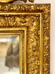 Specchiera in legno dorato XIX secolo