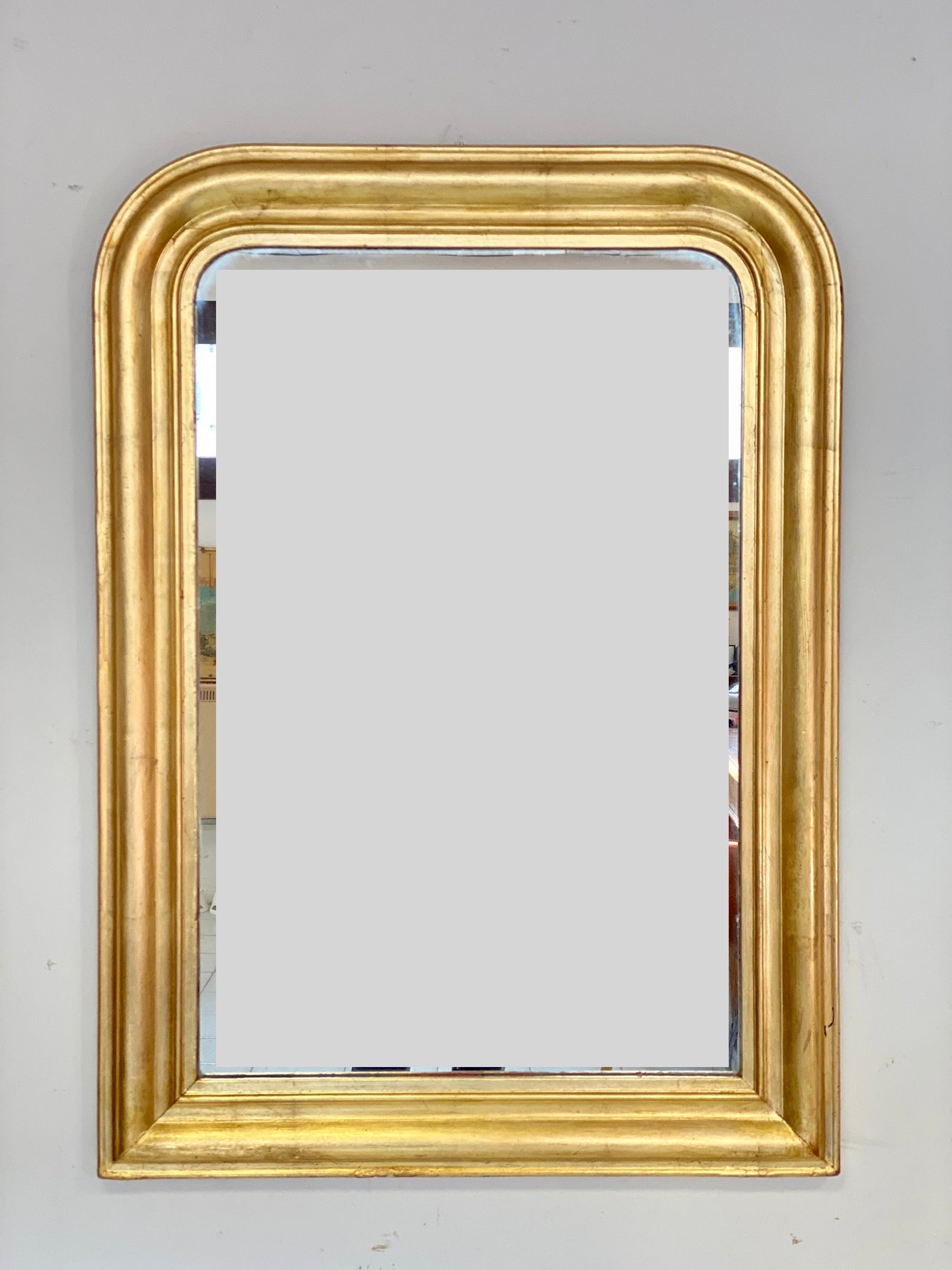 Specchiera in legno dorato XIX secolo