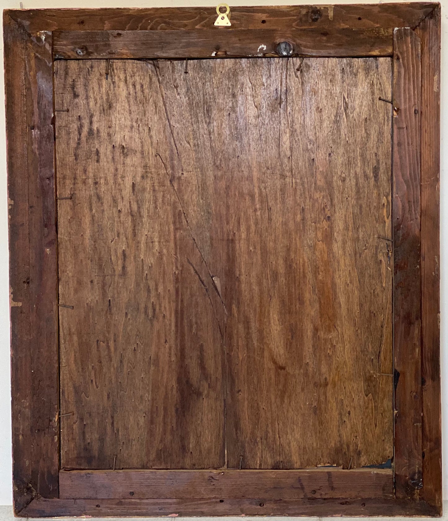 Lombard mirror in carved and gilded wood, mid-19th century