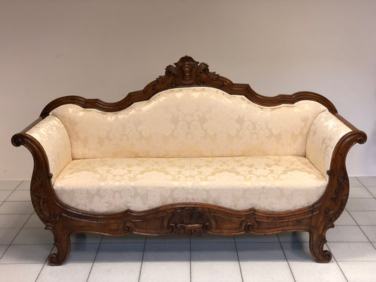 Lombard Carlo X boat-shaped sofa (restored)
