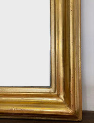 Specchiera lombarda oro zecchino . XIX secolo ( restaurata )