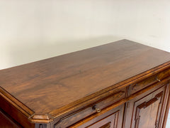 Credenza lombarda noce e radica XIX secolo ( restaurata)