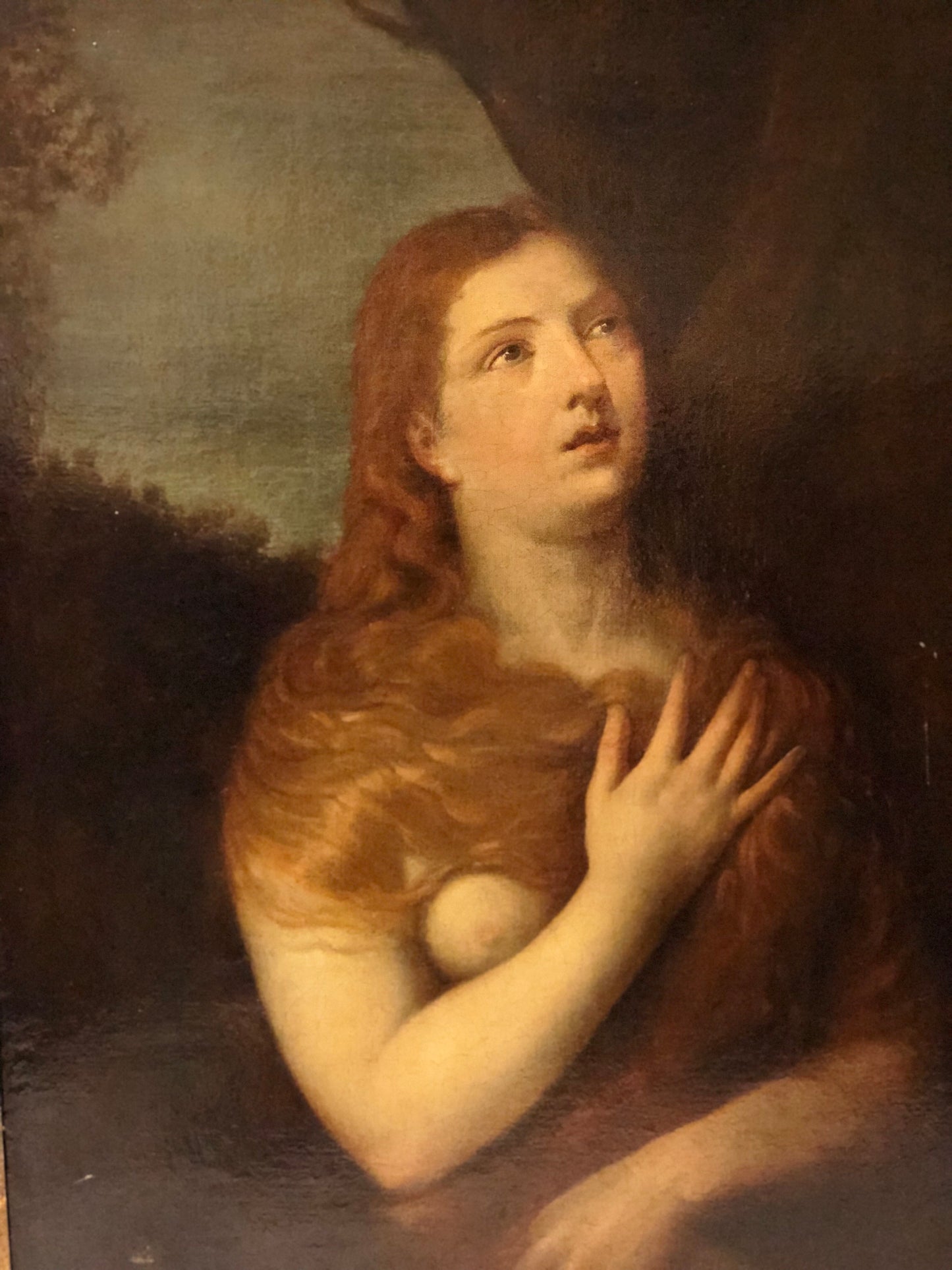 La Maddalena penitente attribuito a Tiziano Vecellio