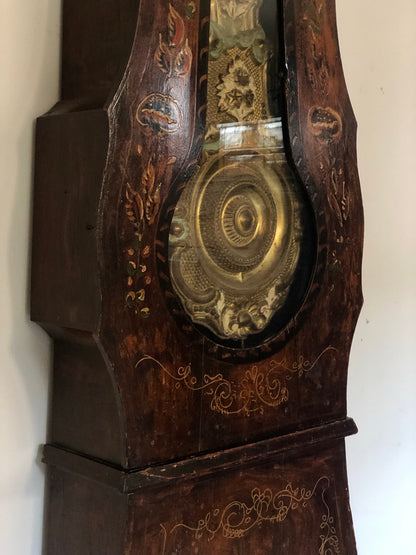 Orologio a pendolo da terra . XIX secolo
