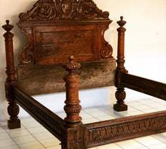 Letto matrimoniale Lombardo XVI secolo