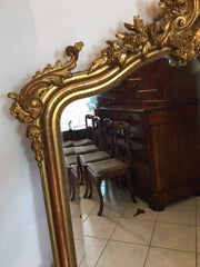 Specchiera Luigi Filippo in oro zecchino