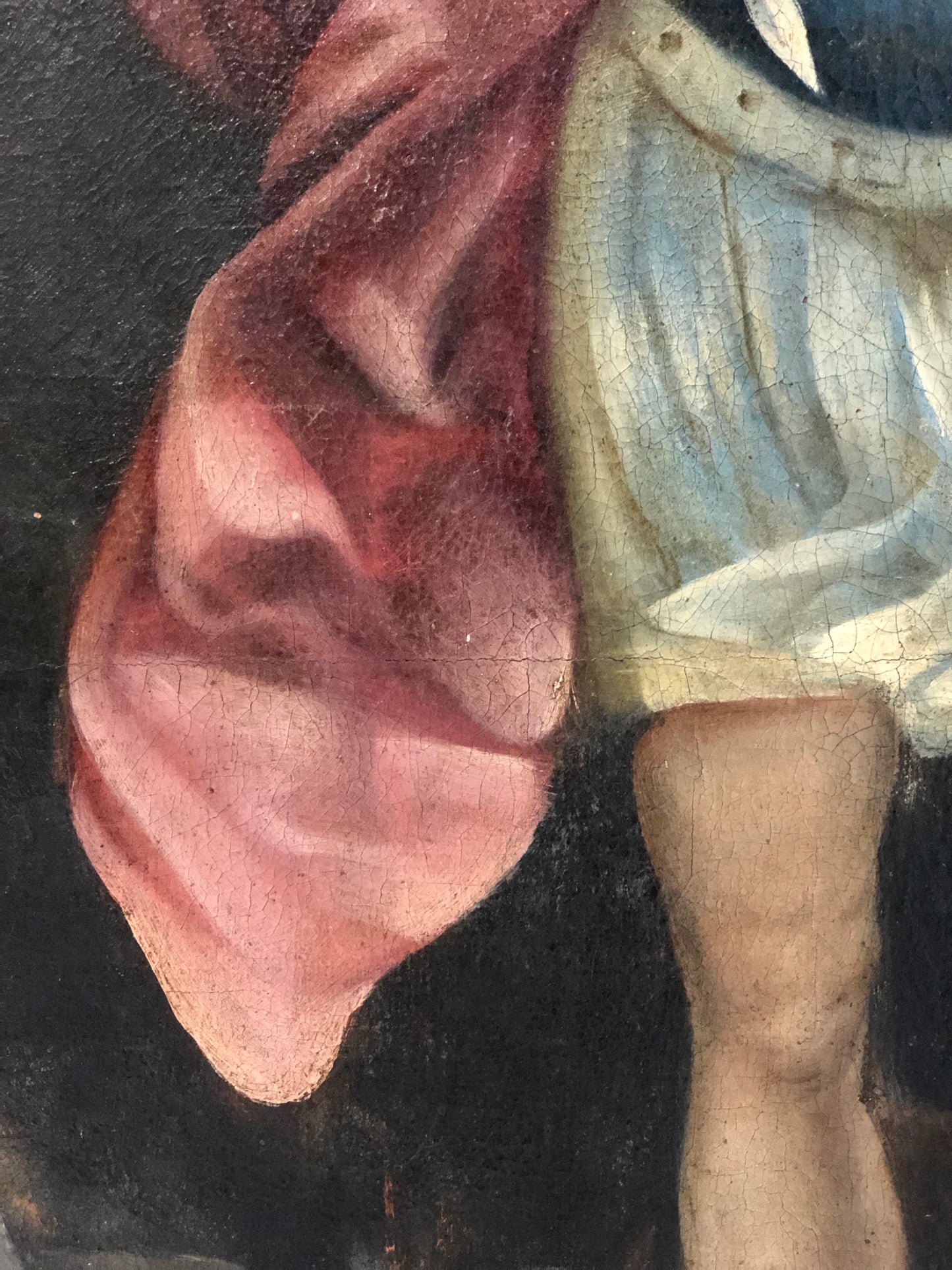 Olio su tela. XVII secolo