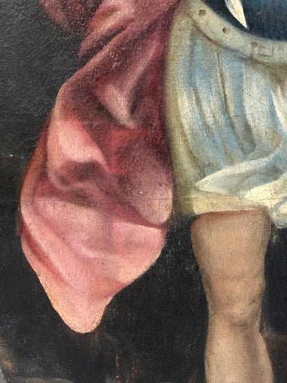 Olio su tela. XVII secolo