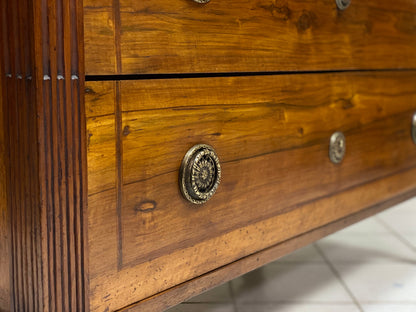 Louis XVI walnut desk. Lombardy 18th century