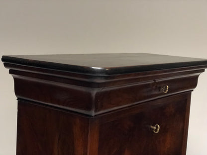 Charles X walnut secretaire (restored)
