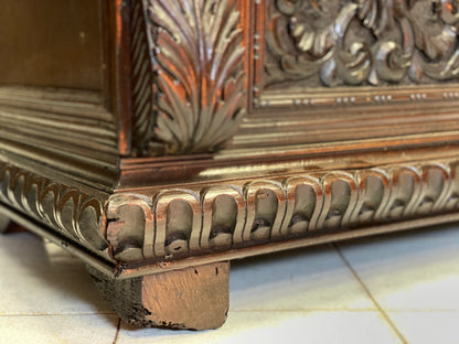 Carved chest Brescia Cremona early 17th century