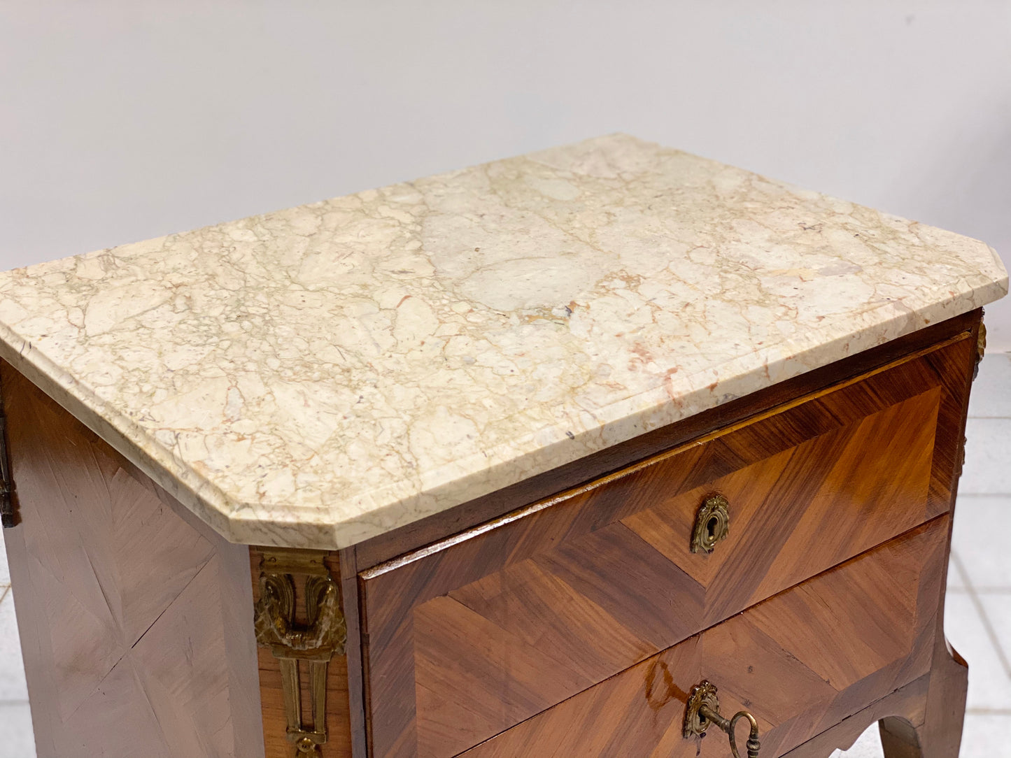 Small Napoleon III chest of drawers, late 19th century