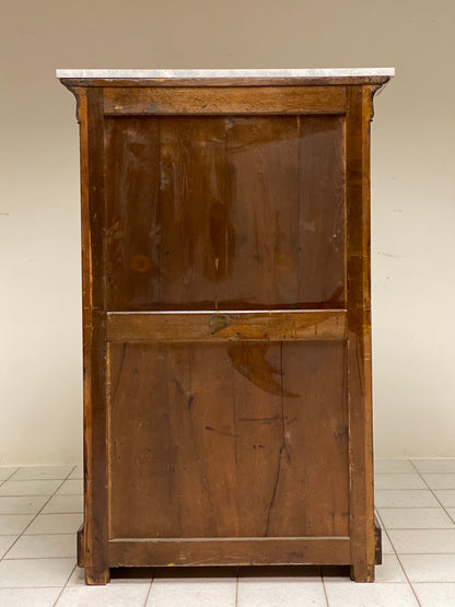 Secretaries Charles X feather mahogany. 19th century