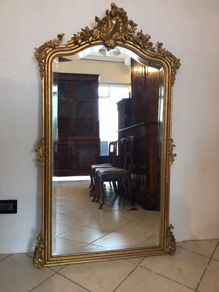 Specchiera Luigi Filippo in oro zecchino