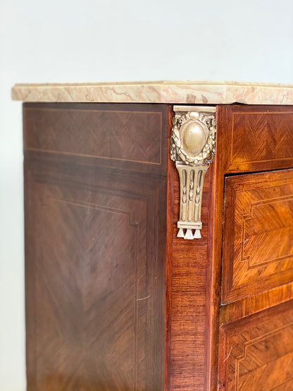 Napoleon III inlaid veneered weekly