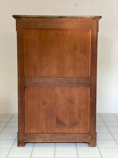 Mahogany feather secretaire. Mid 19th century (restored)