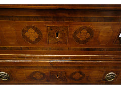 Cassettone Luigi XVI tre cassetti Emilia Rolo XVIII secolo