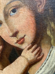Madonna con bambino (atelier di Giovanni Battista Discepoli detto lo Zoppo da Lugano)