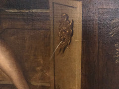 Olio su tela . Betsabea scuola lombarda XVII secolo