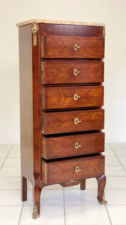 Napoleon III inlaid veneered weekly