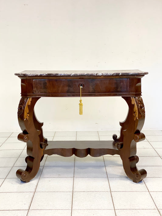 Lombard console Charles X. 19th century