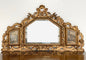 Specchiera in legno intagliato dorato fine XIX secolo